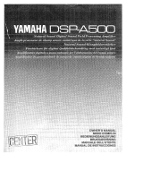 Yamaha DSP-A500 Owner's manual