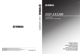 Yamaha DSP-AX3200 User manual