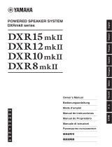 Yamaha DXR8mkII User manual