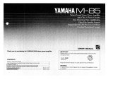 Yamaha M-85 Owner's manual