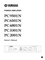 Yamaha PC9501N PC6501N PC4801N PC3301N PC2001N Owner's manual