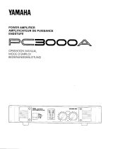 Yamaha PC3000A Owner's manual