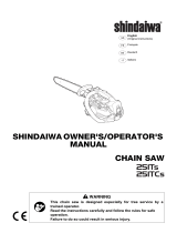 Shindaiwa 251TCS User manual