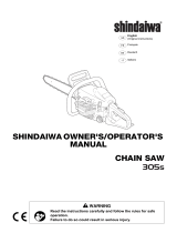 Shindaiwa 305S User manual