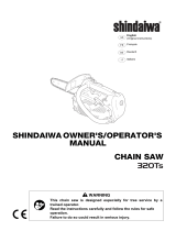 Shindaiwa 320TS User manual