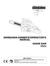 Shindaiwa 352S User manual