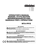 Shindaiwa MTA-PP/S User manual