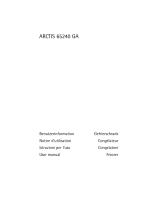 AEG ARCTIS 65240 GA User manual