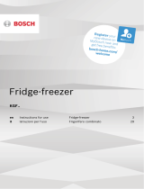 Bosch Free-standing fridge-freezer User guide