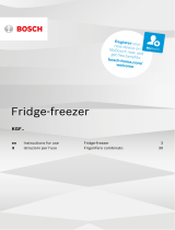 Bosch Free-standing fridge-freezer User guide