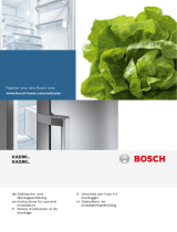 Bosch Side-by-side fridge-freezer Owner's manual