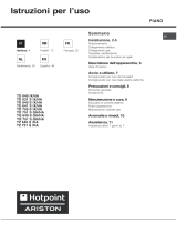 Hotpoint TZ 751 S (IX)/HA Owner's manual