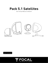 Focal Dôme Pack 5.1 - 5 Dôme & Dôme Sub User manual