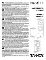 Tannoy PROFILE 637 Owner's manual