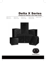 Wharfedale Pro Delta X10 User manual