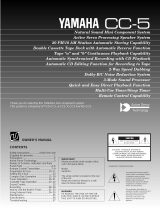 Yamaha CC-5 User manual