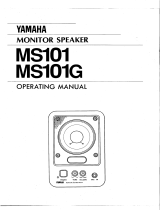 Yamaha MS101G Owner's manual
