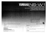 Yamaha NS-W1 Owner's manual