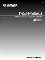 Yamaha NS-P220 Owner's manual