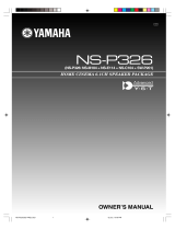 Yamaha NS-P326 Owner's manual
