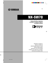 Yamaha NX-SW70 User manual