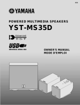 Yamaha YST-MS35D Owner's manual