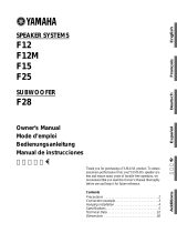 Yamaha F12M User manual