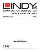 Lindy 2 Port HDMI & VGA to VGA   Audio Switch User manual