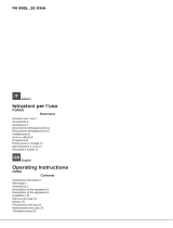 Indesit FK89EL .20 X/HA (CF) User guide