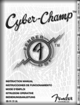 Fender Cyber-Champ Owner's manual
