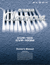 Yamaha Clavinova CVP-103M User manual