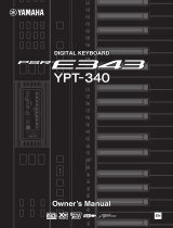 Yamaha PSR-E343-YPT-340 Owner's manual