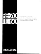 Yamaha FE-70 Owner's manual