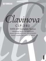 Yamaha Clavinova CLP-380 Datasheet