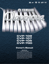 Yamaha CVP - 109 User manual