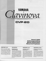 Yamaha CLP-20 Owner's manual
