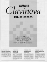 Yamaha CLP-260 Owner's manual