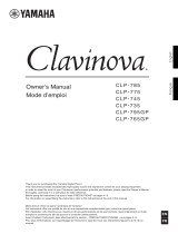 Yamaha Clavinova Digital Piano User manual