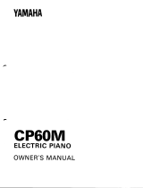 Yamaha CP60M Owner's manual