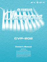 Yamaha Clavinova CVP-202 Owner's manual