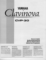 Yamaha CVP-30 Owner's manual