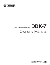 Yamaha DDK-7 Owner's manual