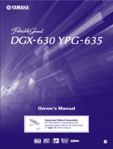 Yamaha DGX630B - 88 Key Portable Grand Owner's manual