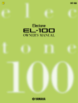 Yamaha EL-100 Owner's manual