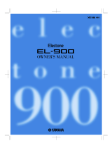 Yamaha EL-900 Owner's manual