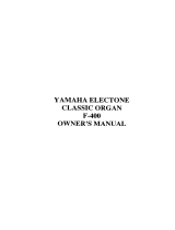 Yamaha F-400 Owner's manual