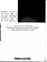 Yamaha FS-20 Owner's manual