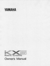 Yamaha KX5 Owner's manual