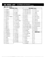 Yamaha HX-1 Owner's manual