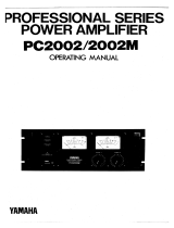 Yamaha PC2002M Owner's manual